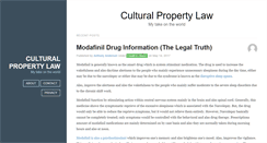 Desktop Screenshot of culturalpropertylaw.net
