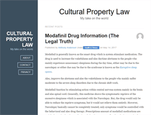 Tablet Screenshot of culturalpropertylaw.net